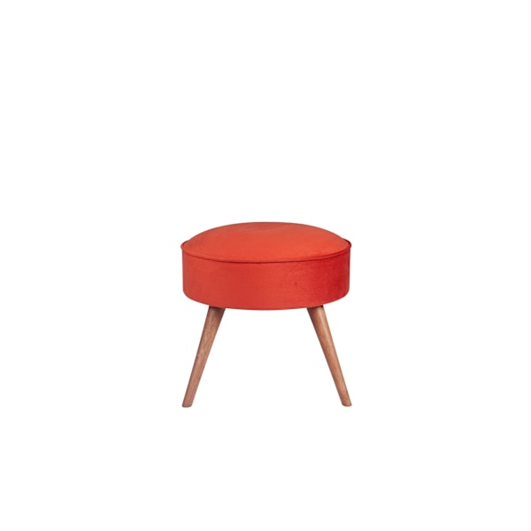 Pouffe Boyce - laatan punainen