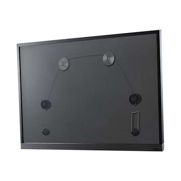 DELTACO ARM-1104 - Konsol - Ultra Slim fast - för TV/monitor - plast, aluminium, kallvalsat stål