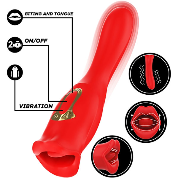 Mia - Siena Triple Pleasure Vibrerande + Bitande