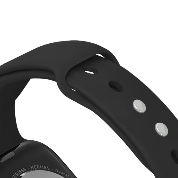 Crong Liquid Band til Apple Watch 42/44/45/49 mm (sort)