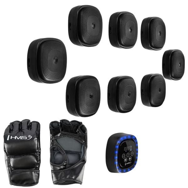 Modulær boksevæg med Bluetooth og MMA-handsker
