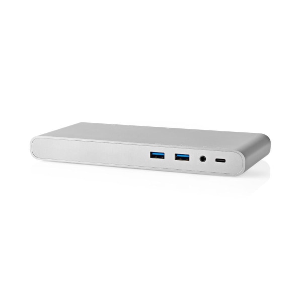 USB Telakointiasema | USB 3.2 Gen 1 | USB-C™ Uros | DisplayPort Naaras / HDMI naaras / RJ45 Naaras / VGA Naaras / 2x 3.5 mm naaras / 2x USB-C™ / 4x US