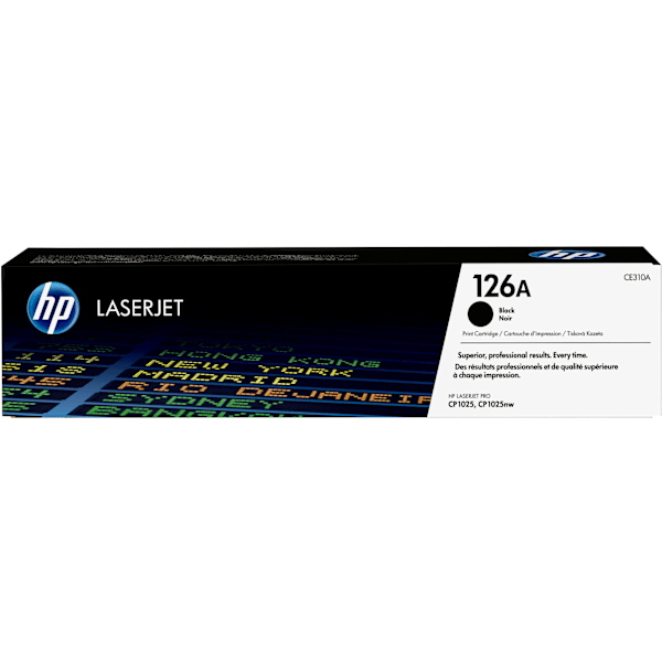 HP 126A - laser tonerpatron, sort