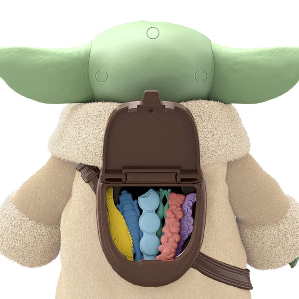 Star Wars interaktiv Grogu-figur med snacks, 16,5 cm