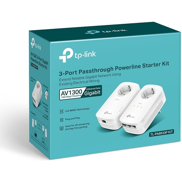 TP-LINK TL-PA8033P KIT Powerline-adapteri