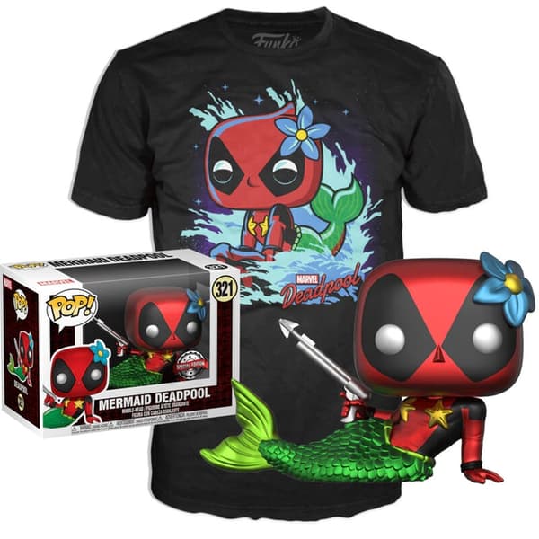 Deadpool Mermaid Pop Figur – Eksklusivt samlerlegetøj