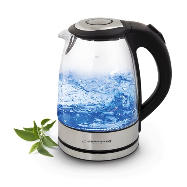 Esperanza vattenkokare glas med ledljus Yosemite 1,7 L