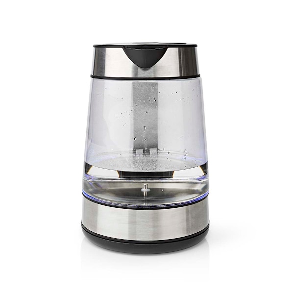 Elkedel | 1.7 l | Glas | Gennemsigtig | 60,70,80,90,100 °C | Temperaturindikator | Drejelig 360 grader | Skjult varmeelement | Strix®-controller | Bes