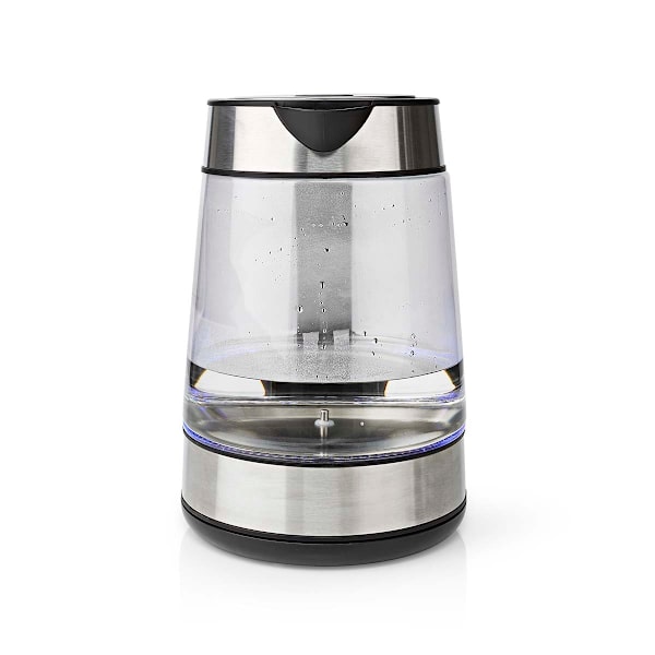 Vedenkeitin | 1.7 l | Lasi | Läpikuultava | 60,70,80,90,100 °C | Lämpötilailmaisin | Pyörivä 360 astetta | Piilotettu lämmityselementti | Strix® ohjai