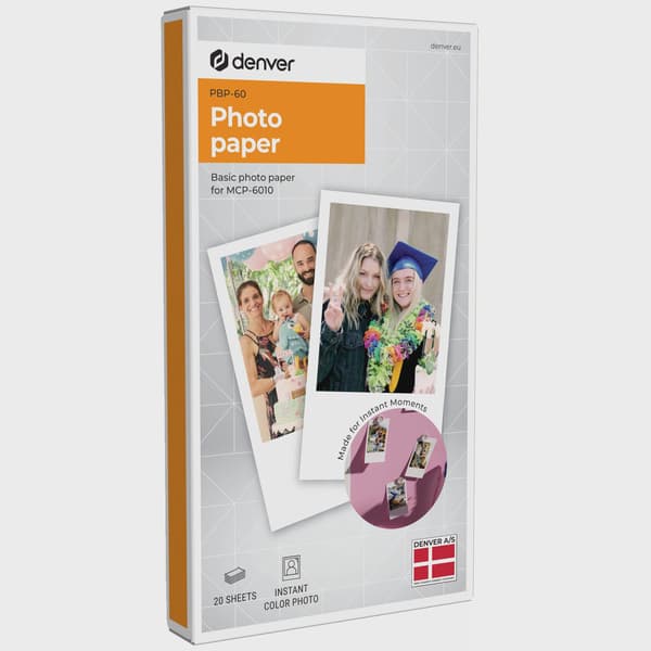 Fotopapper för skrivare, standard, 20 ark