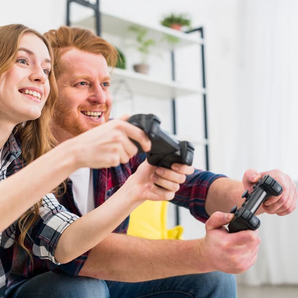 Trådløs Gamepad 2,4 GHz, Sort – PC- og Android-kompatibel