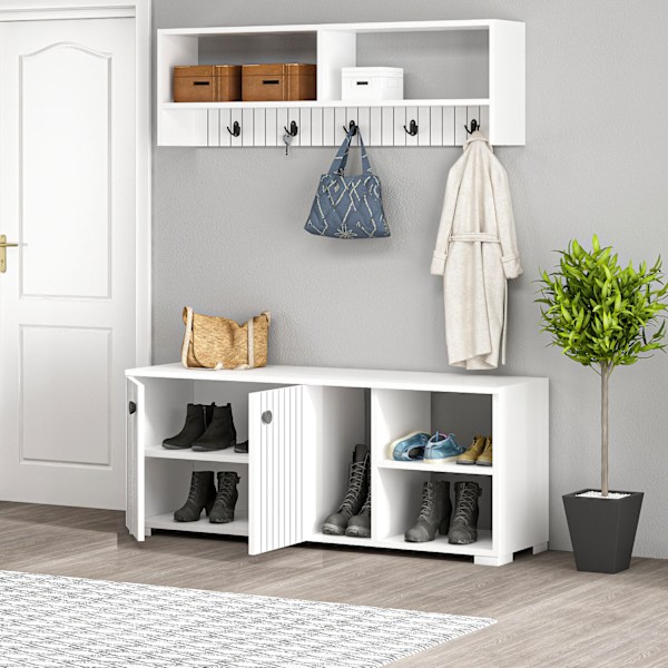 Hall Stand Sarandon - Vit