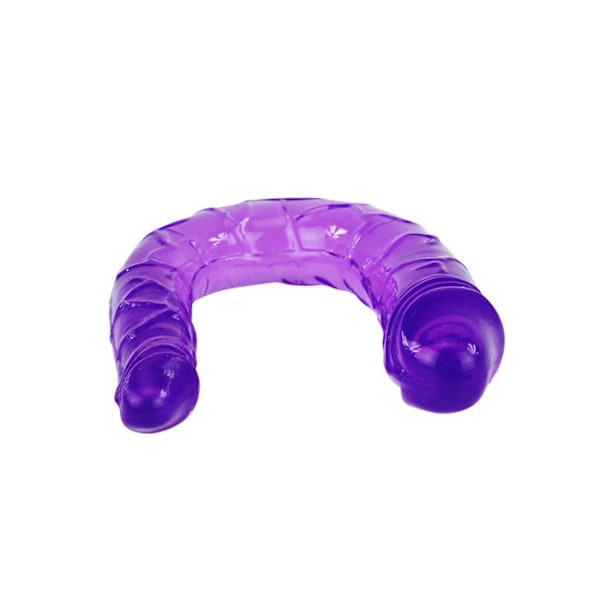 Baile - Dubbel Dildo I Lilac Flexible Jelly