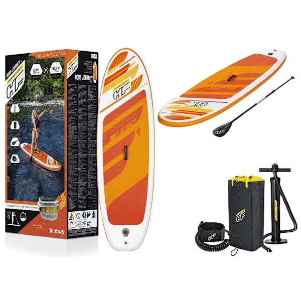 Universal oppusteligt paddleboard 274x76x12 cm med sæt