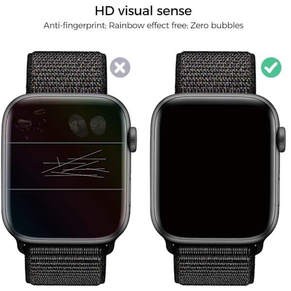 Näytönsuoja Apple Watch 3-pakkaus 44mm