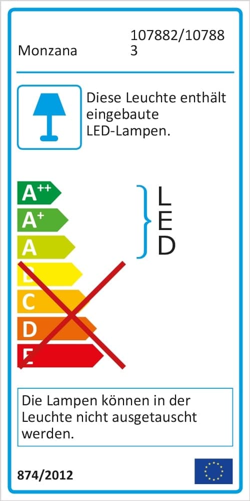 LED infällda taklampor, 6-pack, dimbara, vridbara