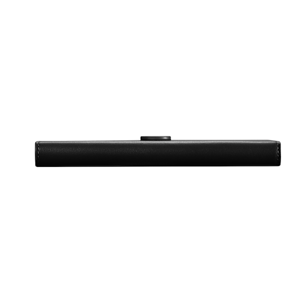 Plånboksfodral i läder till Samsung Galaxy S23 Ultra Plånboksfodral, svart