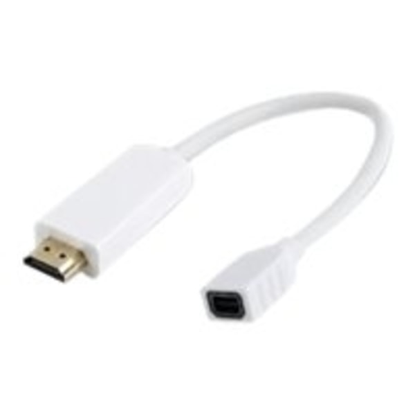 MicroConnect - Standard - näytönohjain - Mini DisplayPort naaras HDMI-uros - 10 cm - valkoinen