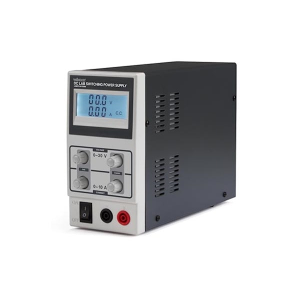 Dc Lab Switching Mode Strømforsyning 0-30 Vdc / 0-10 A Max med LCD-skærm