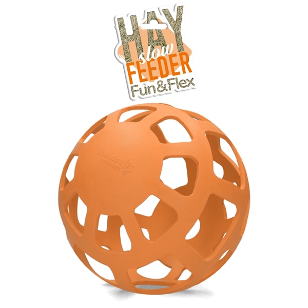 Hay Slowfeeder sjov og flex 22 cm Orange Ball