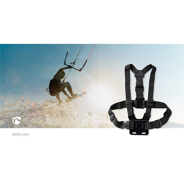 Action Cam Mount | Bryst | Sort
