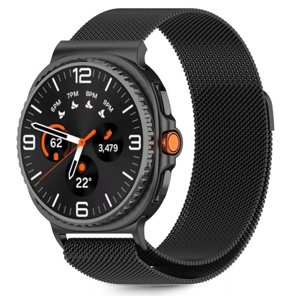 Tech-Protect Milanese Rem Urrem Samsung Galaxy Watch 8/8 Classic - Sort