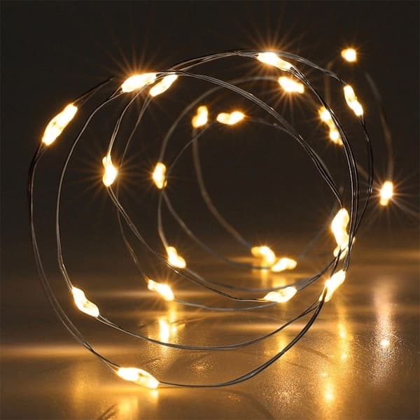 Juletræslys ledning 40 LED, 195 cm