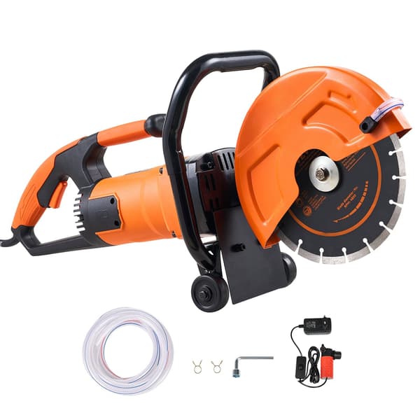 Elektrisk betonsav, 23 cm klinge, våd-tør, 9 cm dybde