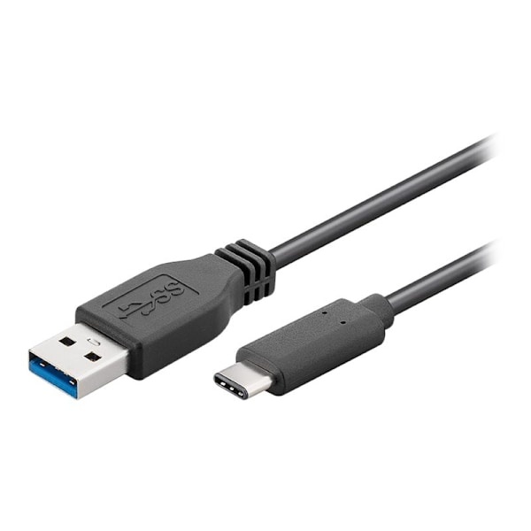 MicroConnect - USB-kaapeli - USB-tyyppi A (uros) - 24-pinninen USB-C (uros) - USB 3.1 - 50 cm - valettu