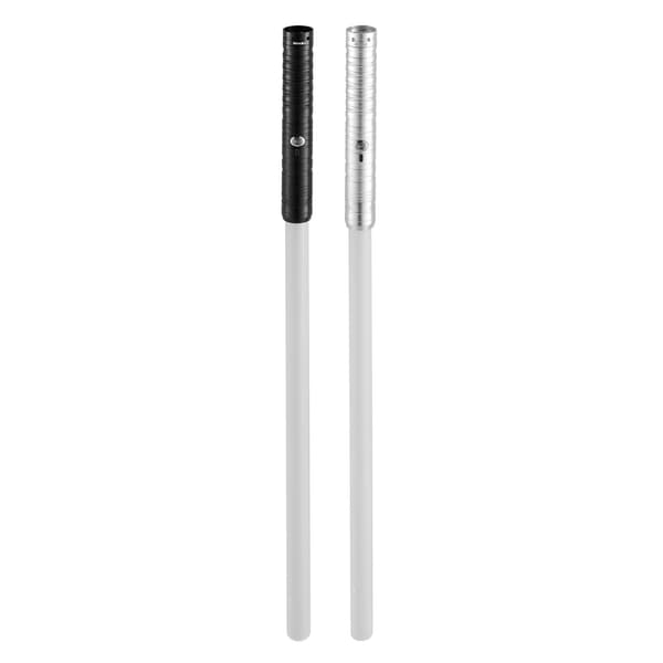 Lysende sværd 2-pak, genopladelig RGB, lydtilstande
