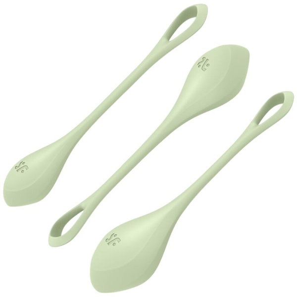Satisfyer - Yoni Power 2 -harjoitussetti vihreä