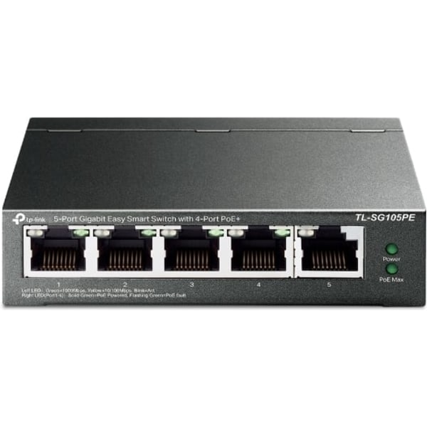TP-LINK TL-SG105PE - 5-portars PoE-switch