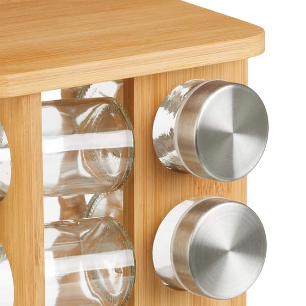Krydderi karrusel med 16 glas