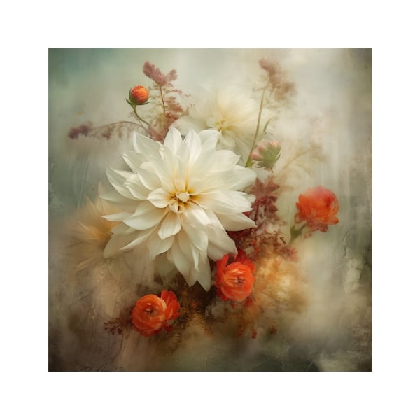 Fa Vintage Floral 46 - 21x30 cm