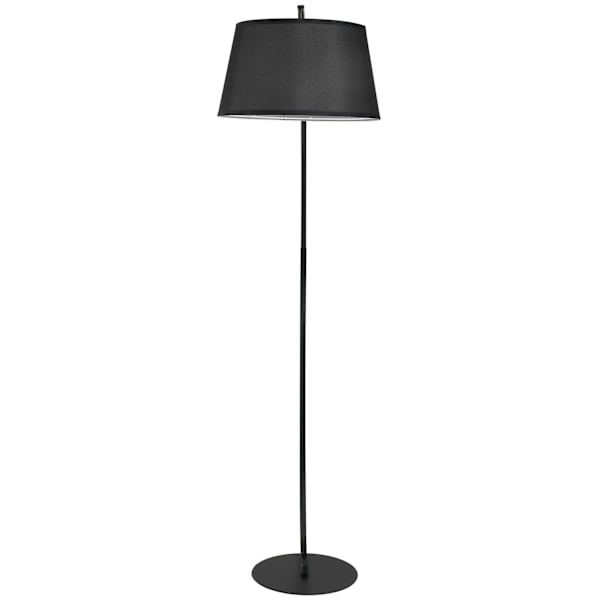 Kaarivalaisin lattiavalaisin Arc - Moderni metallikaarivalaisin - Lattiavalaisin metalli pellava musta