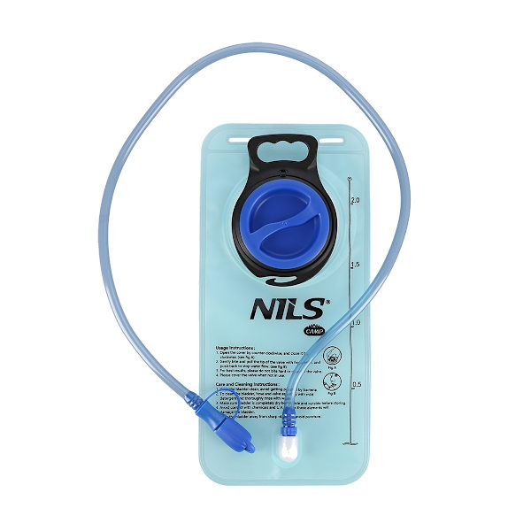 2L vattenpåse, blå – Camping Hydration Pack