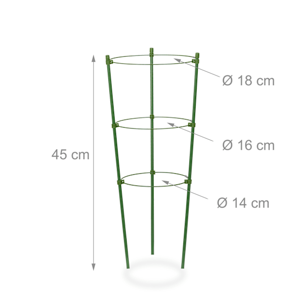 Spaljé 45 cm set om 6