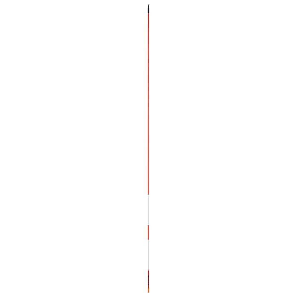 Reflekterende indkørselsmarkører, 200-pak, 48 tommer glasfiber, med bor