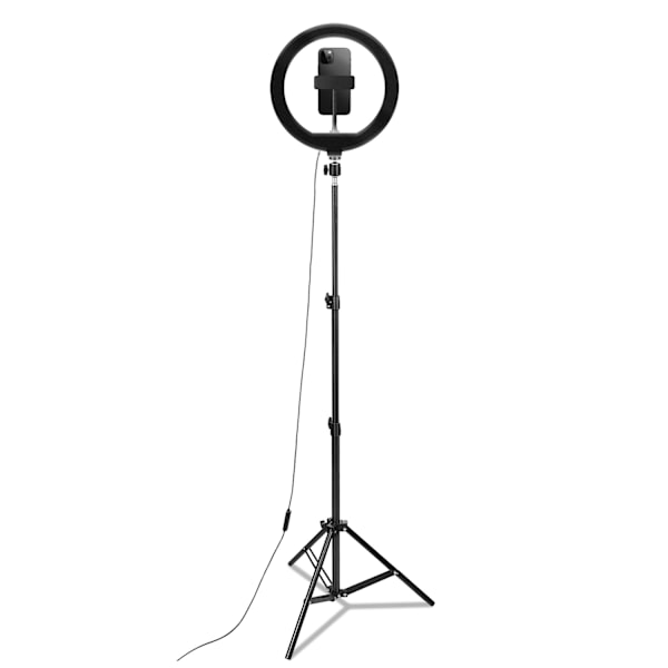 CLICKRINGUSB 12" Ringlampa med 1,6m Tripod