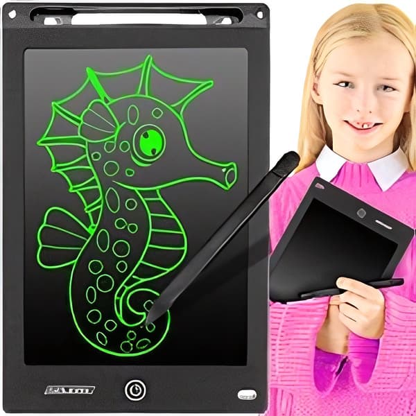 Tegnetablet 10" sort XL KRUZZEL 22455