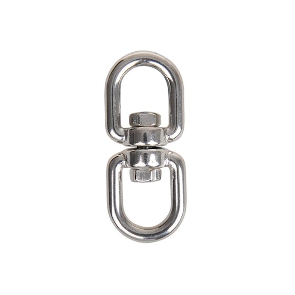 Vridbygel 6mm. RVS AISI 316. öga - öga. 1 350 daN