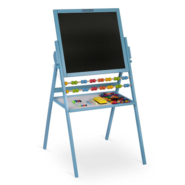Pyöritettävä magneettinen liitutaulu Ricokids - sininen