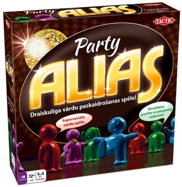 Tactic Board Game Party Alias ​​(på lettisk sprog.)