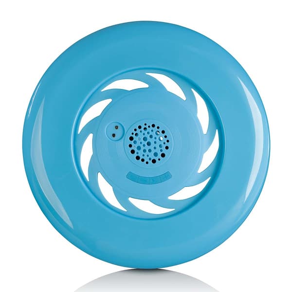 Bluetooth-högtalare Frisbee – Vattentät, 20 m räckvidd, Blå