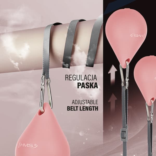 Magnetisk viktad Hula-båge med bänk, rosa