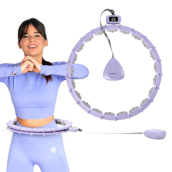 Magnetisk viktad Hula-båge med disk, violett