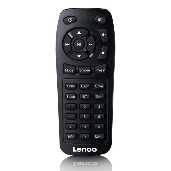 Stereo DAB+ FM-radio med Bluetooth® Sort