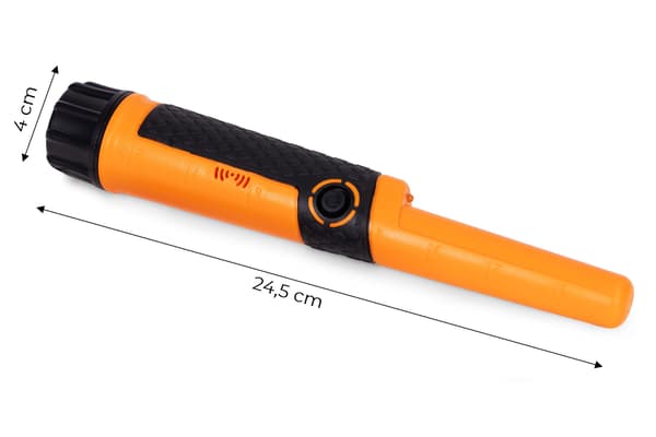 Vandtæt pinpointer metaldetektor med LED-lys