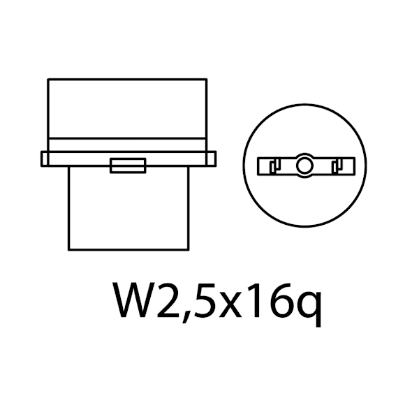 EPL280 P27W 3156 66 SMD 2016 CANBUS KELTAINEN - 2 kpl