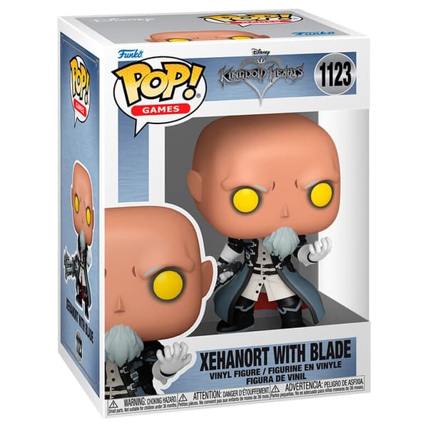 Kingdom Hearts Xehanort actionfigur med blad